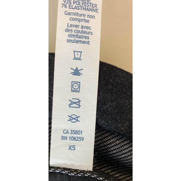 Lululemon XS Cocoon Car Coat Black Grey Snaps Oversized Jacket Pockets - Picture 9 of 9